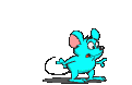Rennende Maus / Flüchtende Maus
